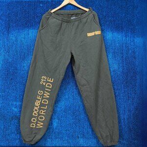 Snoop Dogg “D.O.Double G 213 Worldwide” Green Joggers Size Large